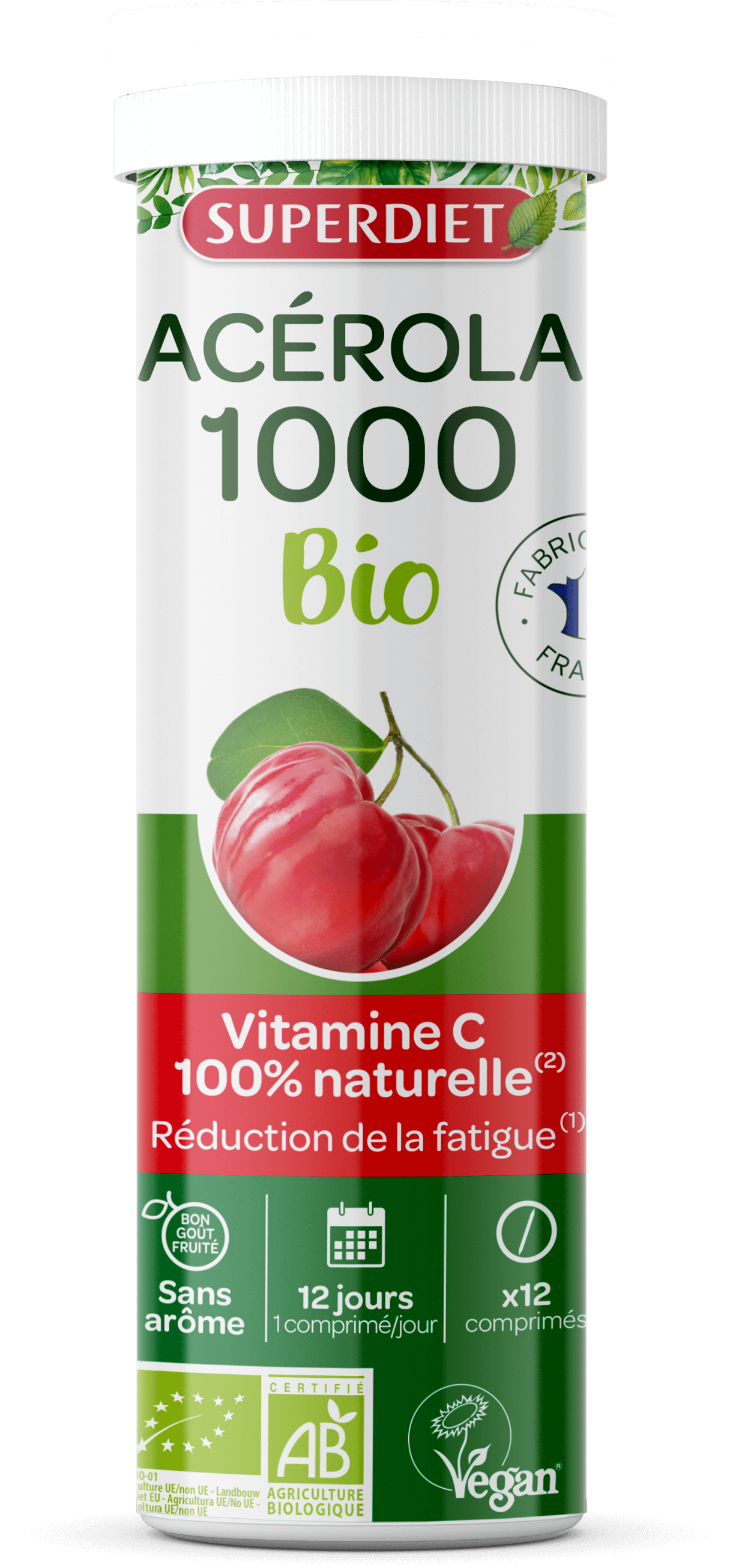 Super Diet Acerola 1000 bio 24kauwtabletten PL483/164